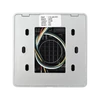 Kép 3/5 - Felületre szerelhető műanyag dobozos kapacitív nyomógomb LED 86 x 86 x 21 mm C2-bk