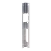 Kép 2/5 - Hosszú zárpajzs DORCAS zárakhoz - fa ajtóra - INOX - balos DORCAS-F101(V2)-L-X