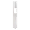 Kép 1/5 - Hosszú zárpajzs DORCAS zárakhoz - fa ajtóra - INOX - jobbos DORCAS-F101(V2)-R-X