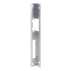 Kép 4/5 - Hosszú zárpajzs DORCAS zárakhoz - fa ajtóra - INOX - jobbos DORCAS-F101(V2)-R-X