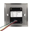Kép 4/4 - Infravörös közelítésérzékelő kapcsoló INOX pajzson NO/NC 12V DC 86 x 86 x 21 mm K2-1