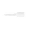 Kép 2/3 - Érvéghüvely AWG22 (0.5mm2) vezetékhez 8mm hosszú fehér köpeny (100 db/csomag) LA-E0508-wh(P100)