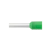 Kép 3/4 - Érvéghüvely AWG14 (2.5mm2) vezetékhez 12mm hosszú zöld köpeny (100 db/csomag) LA-E2512-gn(P100)