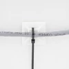 Kép 4/5 - Öntapadós kábelrögzítő tappancs 30x30mm 90°-onként gyorskötöző hellyel (10 db/csomag) LA-TM-30(P10)