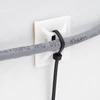 Kép 5/5 - Öntapadós kábelrögzítő tappancs 30x30mm 90°-onként gyorskötöző hellyel (10 db/csomag) LA-TM-30(P10)