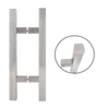 Kép 1/6 - 400mm hosszú négyzet alakú fogantyú pár 90°-os lábakkal "H" YH-400S/90