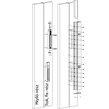 Kép 2/5 - Fogantyús síkmágnes (BL-200-100) - felületre szerelhető - időzítés - LED - nyomógombbal - 2x280kg YM-280T(LED)H-100