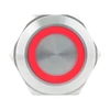 Kép 9/11 - Kimagasló felületű nyomógomb 19mm-es furathoz-NO/NC piros-zöld-kék LED gyűrűvel PB-19-NONC(LED)-rdgnbl