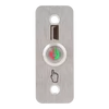 Kép 1/8 - ON-OFF kapcsoló világító LED-el, 35mm széles INOX pajzson PBK-B-19L-NONC-rdgn