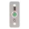 Kép 3/8 - ON-OFF kapcsoló világító LED-el, 35mm széles INOX pajzson PBK-B-19L-NONC-rdgn