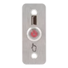 Kép 4/8 - ON-OFF kapcsoló világító LED-el, 35mm széles INOX pajzson PBK-B-19L-NONC-rdgn