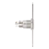 Kép 8/8 - ON-OFF kapcsoló világító LED-el, 35mm széles INOX pajzson PBK-B-19L-NONC-rdgn