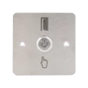 Kép 2/7 - ON-OFF kapcsoló világító LED-el, 86mm széles INOX pajzson PBK-C-19L-NONC-rdgn