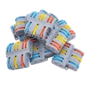 Kép 1/5 - Gyorcsatlakozó 3x2 utas elosztáshoz 0,08 - 2,5 mm² vezetékhez 10 darabos csomag LA-FD-36(P10)