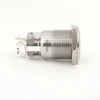 Kép 5/5 - Nyomólapkás bistabil kapcsoló LED NO/NC - 19mm - piros/zöld - cseppálló (IP65) PB-19L-NONC-rdgn