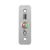 Kép 1/6 - LED-es mikrokapcsolós nyomógomb pajzzsal - NONC - piros/zöld - cseppálló (IP65) PBK-A-16-NONC(LED)-rdgn