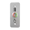 Kép 1/5 - LED-es mikrokapcsolós nyomógomb pajzzsal - NONC - piros-zöld - cseppálló (IP65) PBK-B-19-NONC(LED)-rdgn