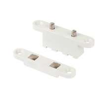 Áramátadó kontaktuspár - nyíló ajtóba pántoldalra - 2 érintkezős - fehér DORCAS-2C-wh