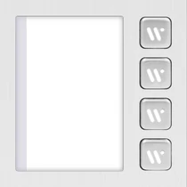 4 gombos lakáshívó blokk DT-821-hez DTH821|M4-4