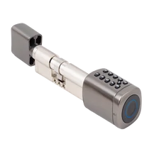 Intelligens cilinder zár - AIRBNB - fekete 918-S6-F(TUYA)-66-bk