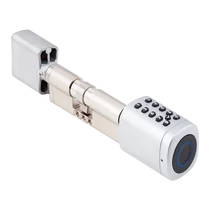 Intelligens cilinder zár - AIRBNB - rozsdamentes INOX 918-S6-F(TUYA)-66-sv
