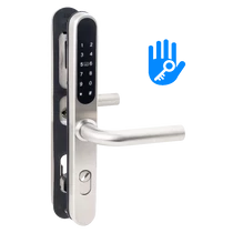 Intelligens AIRBNB zár - INOX - RFID/PIN azonosítás - 13,56 MHz MIFARE - BLE - TTLock - IP65 929SS-62-M(TT)
