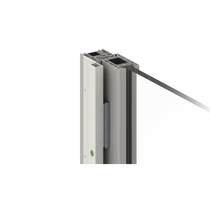 Speciális síkmágnes rendszer kifelé nyíló műanyag ajtóra nyomógombbal - Balos ATOM-22(L)[PB]