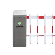 Szervo motoros sorompó - 4,5m alsó rácsos kar - szürke sorompótesttel - balos BXB-E10DZ04-gy-2F4.5-L