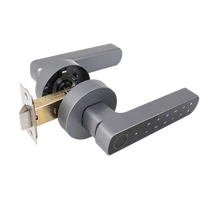 Okos irodazár kóddal vagy ujjnyomattal nyitható - WiFi, bluetooth - applikációval - szürke D100-BT-gy