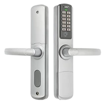 Intelligens kódos és kártyaolvasós ajtózár irodák részére - balos DLA-5500-PW-L