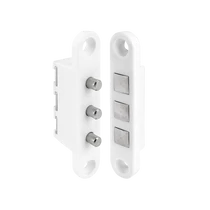Három kontaktos, műanyag áramátadó kontakt - fehér DLK-404-3