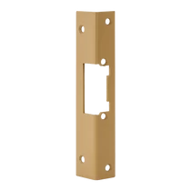 Rövid zárpajzs DORCAS zárakhoz - fa ajtóra - barna - univerzális - szögletes DORCAS-F53-bn