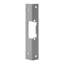 Rövid zárpajzs DORCAS zárakhoz - fa ajtóra - szürke - univerzális - szögletes DORCAS-F53-gy