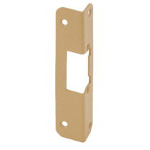 Rövid zárpajzs DORCAS zárakhoz - fa ajtóra - barna - univerzális - lekerekített DORCAS-F54-bn
