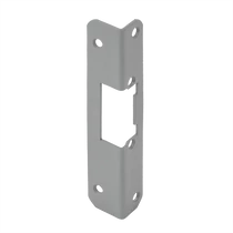 Rövid zárpajzs DORCAS zárakhoz - fa ajtóra - szürke - univerzális - lekerekített DORCAS-F54-gy