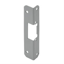 Rövid zárpajzs DORCAS zárakhoz - fa ajtóra - szürke - univerzális - lekerekített DORCAS-F54-gy