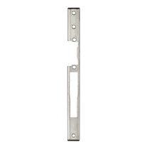 Hosszú zárpajzs DORCAS zárakhoz - műanyag ajtóra - INOX - jobbos DORCAS-GU-R