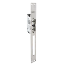 Tűzálló, pajzsos, szimmetrikus, keskeny, alacsony, elektromos zárfogadó - visszajelzéssel - tokközépbe szerelhető DORCAS-SF99-1-NF-305-TOP/YL-X