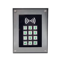 DP kártyaolvasó és kódzár fizikai nyomógombbal szinterezett esővédővel DP101-RS