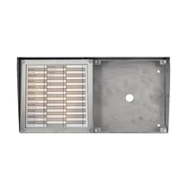 DP kaputelefon esővédő, nagy, felületre szerelt, INOX DPRS50-HFK-INOX