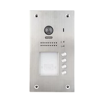 2EASY négy lakásos süllyesztve szerelhető kaputelefon egység - RFID olvasó DT607F-ID-S4