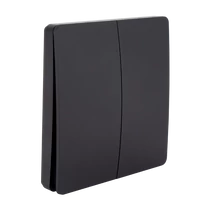 Kinetikus nyomókapcsoló beépített RF adóval, 2 csatorna, IP67, fekete ET-KS2-254B