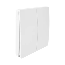 Kinetikus fali kapcsoló 2 gombos, fehér ET-KS2-254