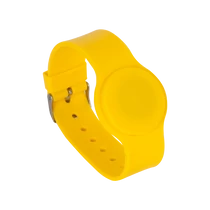 Karóra típusú RFID MIFARE (13,56MHz) chippel - sárga IDT-4009MF-yo