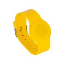 Karóra típusú RFID MIFARE (13,56MHz) chippel - sárga IDT-4009MF-yo