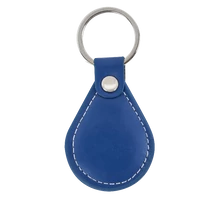 Műbőr RFID kulcstartó EM4100 (125kHz) chippel - kék IDT-7000EM-bl