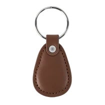 Műbőr RFID kulcstartó EM4100 (125kHz) chippel - barna IDT-7000EM-bn