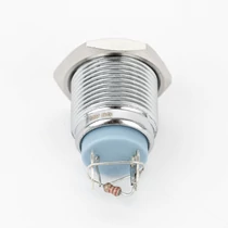 Állapotjelző LED két színű 19mm átmérővel IN-19-rdgn