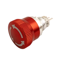 Vészleállító gomb 19mm furathoz PB-19-J1