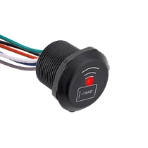 Microméretű, vízálló segédolvasó, Wiegand 26/34, fekete - EM RS1.B-EM